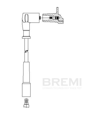 Augstsprieguma vads BREMI 3A56/40