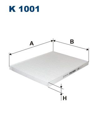 Filtrs, Salona telpas gaiss FILTRON K 1001