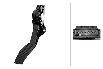 Датчик, положение педали акселератора HELLA 6PV 011 554-151