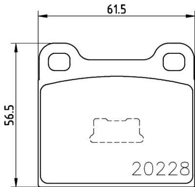 Bremžu uzliku kompl., Disku bremzes HELLA PAGID 8DB 355 006-531