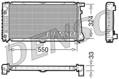 Radiators, Motora dzesēšanas sistēma DENSO DRM05059