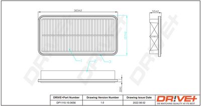 Gaisa filtrs Dr!ve+ DP1110.10.0656