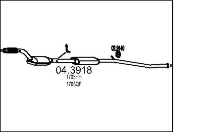 Katalizators MTS 04.3918