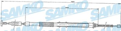 Тросик, cтояночный тормоз SAMKO C0154B