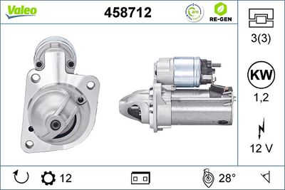 Starteris VALEO 458712