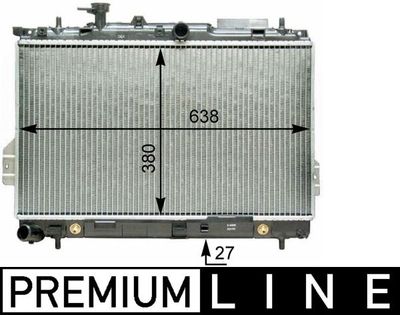 Radiators, Motora dzesēšanas sistēma MAHLE CR 1293 000P
