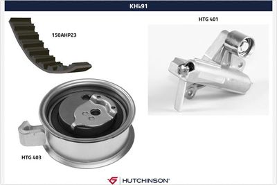 Zobsiksnas komplekts HUTCHINSON KH 491