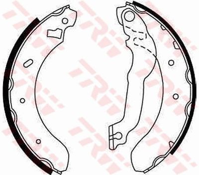 Комплект тормозных колодок TRW GS6255