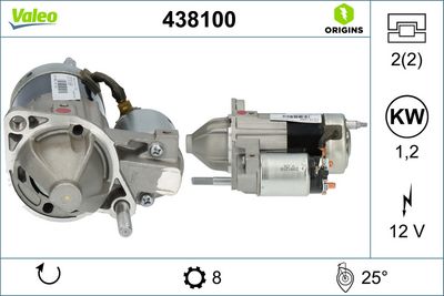 Starteris VALEO 438100