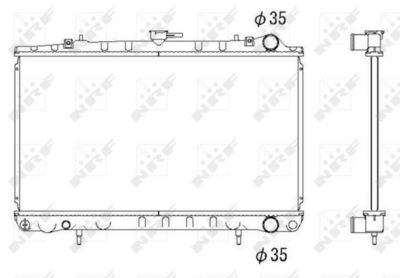 Radiators, Motora dzesēšanas sistēma NRF 53271