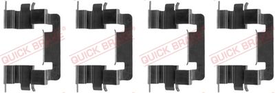 Комплектующие, колодки дискового тормоза QUICK BRAKE 109-1278