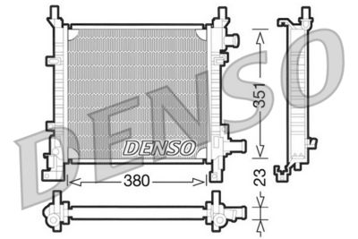 Radiators, Motora dzesēšanas sistēma DENSO DRM10061