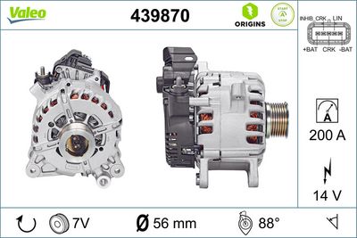 Starteris-ģenerators VALEO 439870