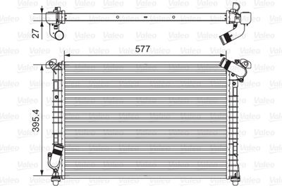 Radiators, Motora dzesēšanas sistēma VALEO 734328
