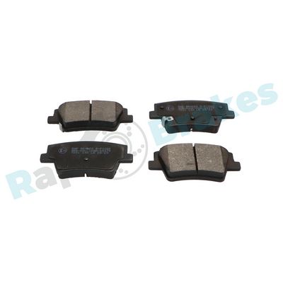 Bremžu uzliku kompl., Disku bremzes RAP BRAKES R-P1682