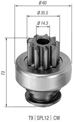 Zobrats, Starteris MAGNETI MARELLI 940113020175