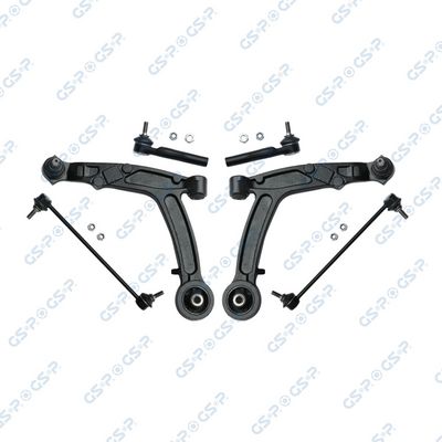 Ремкомплект, поперечный рычаг подвески GSP S990010SK