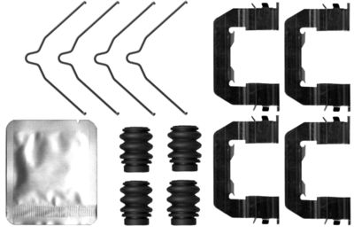 Комплектующие, колодки дискового тормоза TEXTAR 82554100