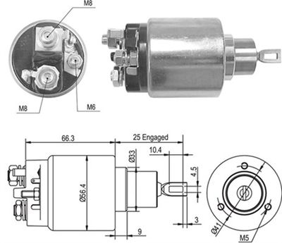 Ievilcējrelejs, Starteris MAGNETI MARELLI 940113050466