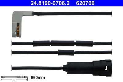 Indikators, Bremžu uzliku nodilums ATE 24819007062