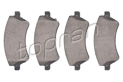 Bremžu uzliku kompl., Disku bremzes TOPRAN 600 606