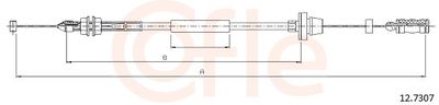 Тросик газа COFLE 92.12.7307
