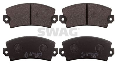 Комплект тормозных колодок, дисковый тормоз SWAG 60 11 6179