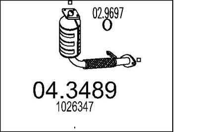 Катализатор MTS 04.3489