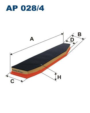 Воздушный фильтр FILTRON AP 028/4