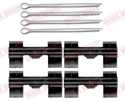 QUICK BRAKE 1090009 Piederumu komplekts, Disku