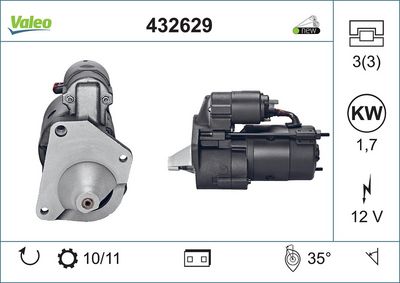 Starteris VALEO 432629