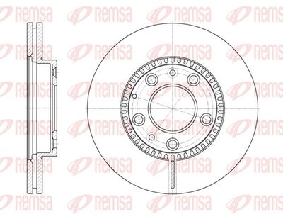 Bremžu diski REMSA 6767.10