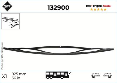 Stikla tīrītāja slotiņa SWF 132900