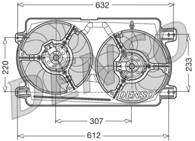 Ventilators, Motora dzesēšanas sistēma DENSO DER01018