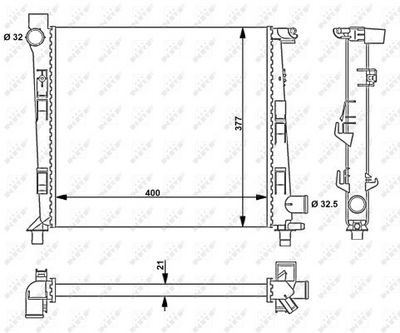 Radiators, Motora dzesēšanas sistēma NRF 54717