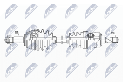 Приводной вал NTY NPW-PL-097
