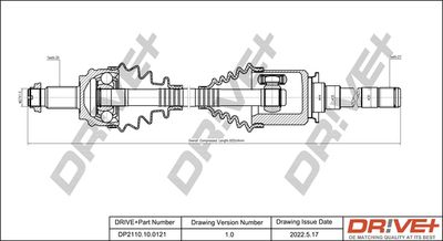 Приводной вал Dr!ve+ DP2110.10.0121