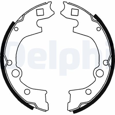 Bremžu loku komplekts DELPHI LS1760