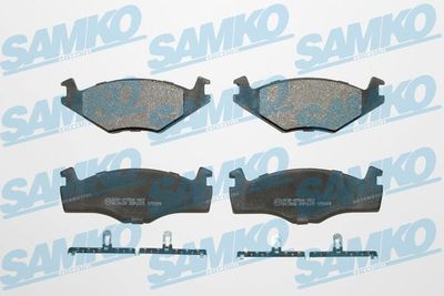 Комплект тормозных колодок, дисковый тормоз SAMKO 5SP225