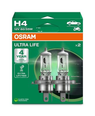 Kvēlspuldze, Tālās gaismas lukturis ams-OSRAM 64193ULT-2HB