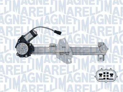 Stikla pacelšanas mehānisms MAGNETI MARELLI 350103170344