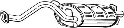 Глушитель выхлопных газов конечный BOSAL 163-349