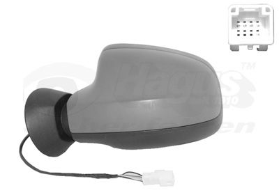 Наружное зеркало VAN WEZEL 1516817