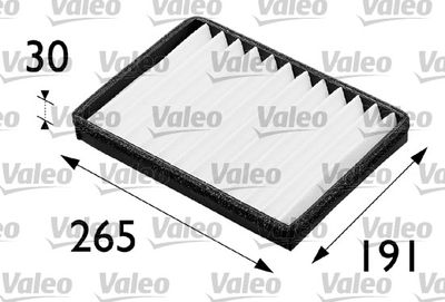 Filtrs, Salona telpas gaiss VALEO 698163