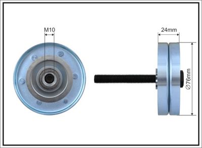 Parazīt-/Vadrullītis, Ķīļrievu siksna CAFFARO 252-53
