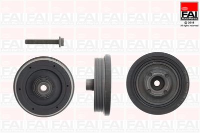 Комплект ременных шкивов, коленчатый вал FAI AutoParts FVD1023K