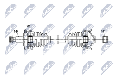 Приводной вал NTY NPW-ME-212