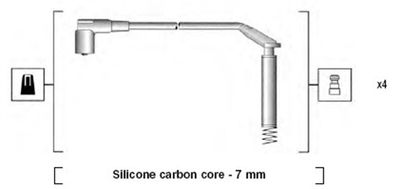 Augstsprieguma vadu komplekts MAGNETI MARELLI 941125190673