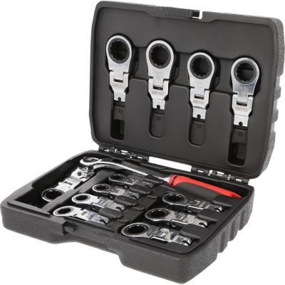 Uzmaucamo uzgriežņu atslēgu komplekts ar sprūdmehānismu KS TOOLS 503.4820