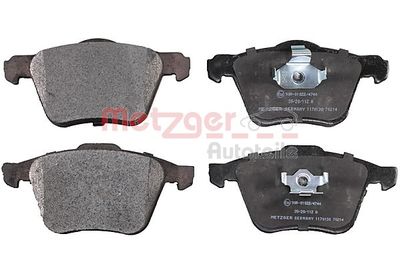 Bremžu uzliku kompl., Disku bremzes METZGER 1170130